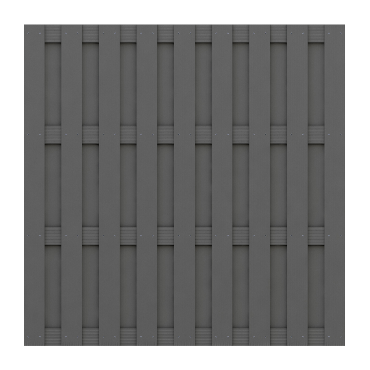 Sichtschutzzaun JUMBO WPC Anthrazit 179 x 179 cm (H x B)