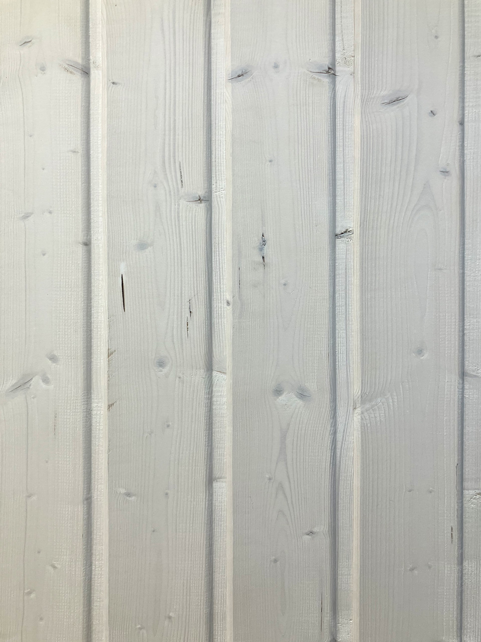 Profilholz Fichte Nut & Feder Weiß Grundiert 14 x 121 x 4200 mm
