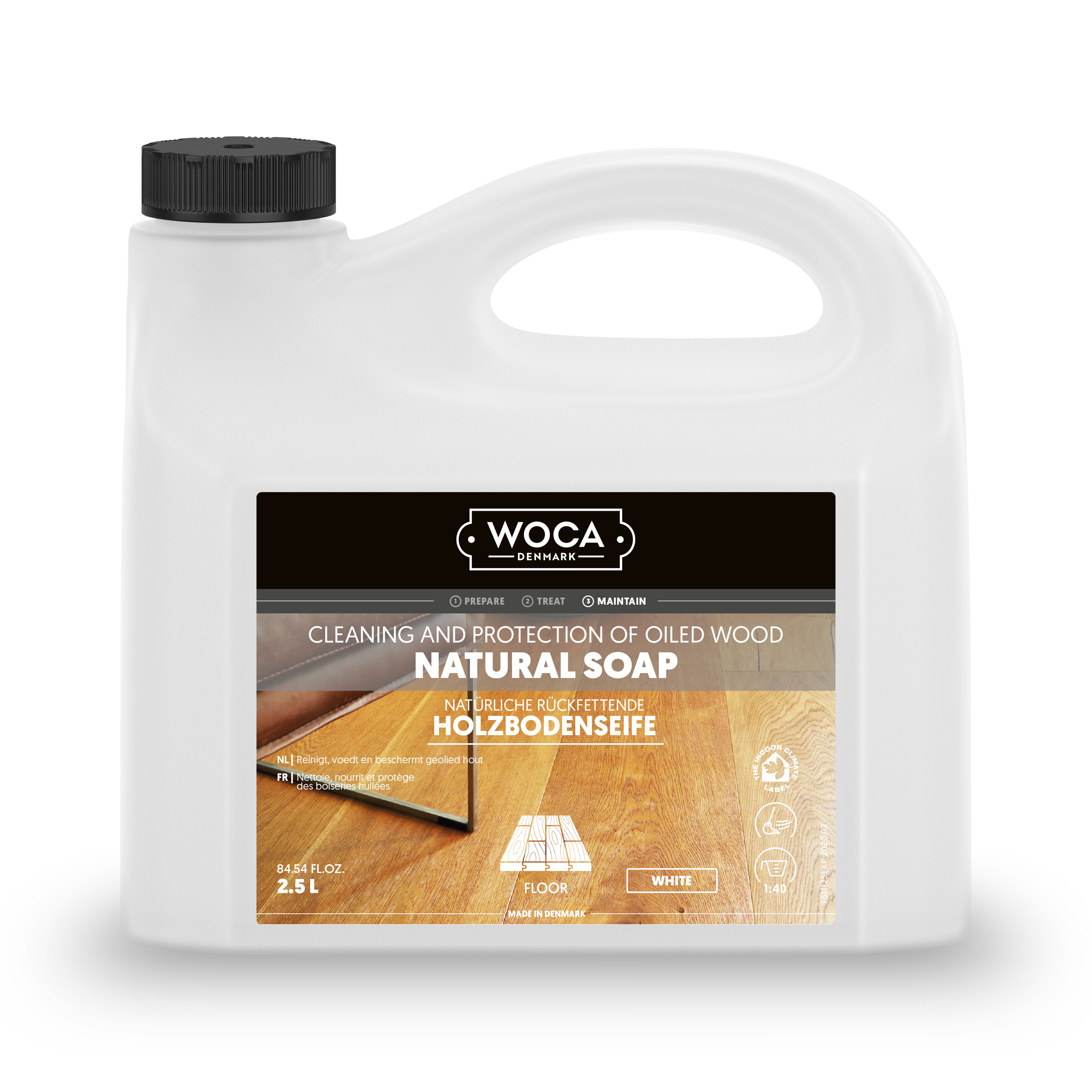 WOCA Holzbodenseife Weiß 2,5 Liter