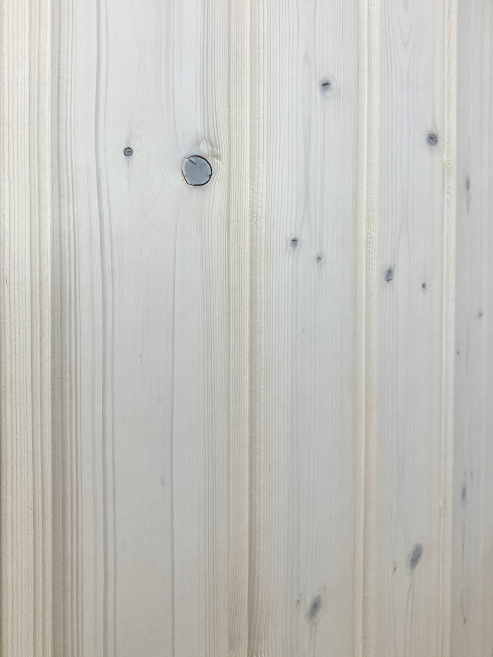 Profilholz Fichte Nut & Feder Softline Weiß Transparent 14 x 121 x 4200 mm